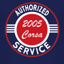 Authorized Service 2005 Chevy Corsa Dark T Shirt