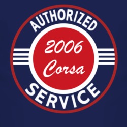 Authorized Service 2006 Chevy Corsa Dark T Shirt