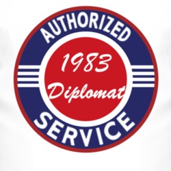 Authorized Service 1983 Dodge Diplomat T Shirt