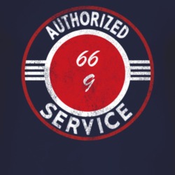 Authorized Service 1966 FJ 9 Distressed Look Dark T Shirt