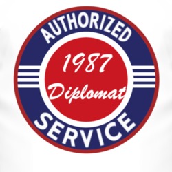 Authorized Service 1987 Dodge Diplomat T Shirt