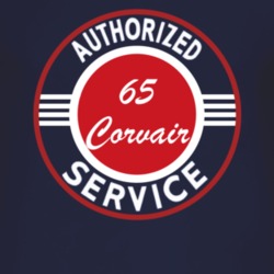 Authorized Service 1965 Chevy Corvair Dark T Shirt