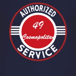 Authorized Service 1949 Lincoln Cosmopolitan Dark T Shirt