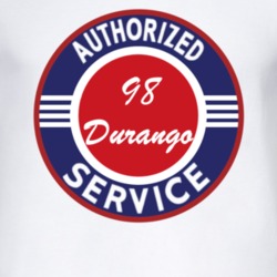 Authorized Service 1998 Dodge Durango T Shirt