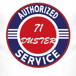 Authorized Service 1971 PLYMOUTH DUSTER T Shirt