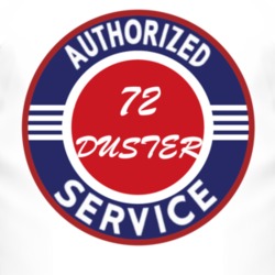Authorized Service 1972 PLYMOUTH DUSTER T Shirt