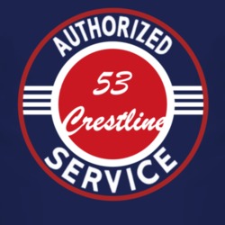 Authorized Service 1953 Crestline Dark T Shirt