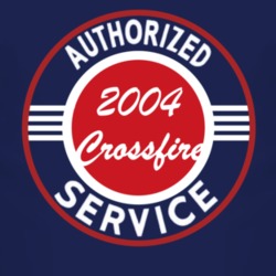 Authorized Service 2004 Chrysler Crossfire Dark T Shirt