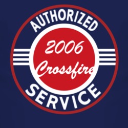 Authorized Service 2006 Chrysler Crossfire Dark T Shirt