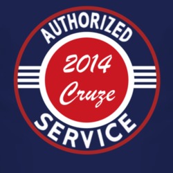 Authorized Service 2014 Chevy Cruze Dark T Shirt