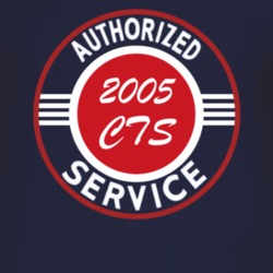 Authorized Service 2005 Cadillac CTS Dark T Shirt