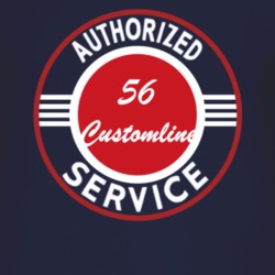 Authorized Service 1956 Customline Dark T Shirt
