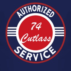 Authorized Service 1974 Oldsmobile Cutlass Dark T Shirt