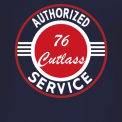 Authorized Service 1976 Oldsmobile Cutlass Dark T Shirt