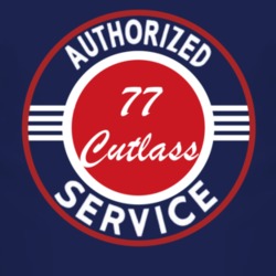 Authorized Service 1977 Oldsmobile Cutlass Dark T Shirt