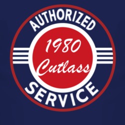 Authorized Service 1980 Oldsmobile Cutlass Dark T Shirt