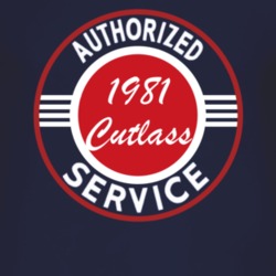Authorized Service 1981 Oldsmobile Cutlass Dark T Shirt