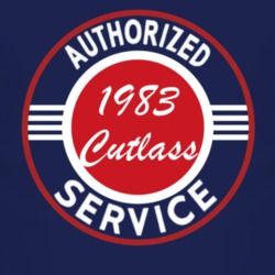 Authorized Service 1983 Oldsmobile Cutlass Dark T Shirt