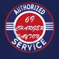 Authorized Service 1969 DODGE CHARGER DAYTONA Distressed Look Dark T S