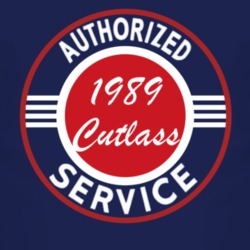 Authorized Service 1989 Oldsmobile Cutlass Dark T Shirt