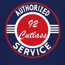 Authorized Service 1992 Oldsmobile Cutlass Dark T Shirt