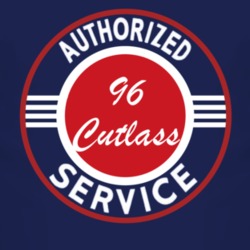 Authorized Service 1996 Oldsmobile Cutlass Dark T Shirt