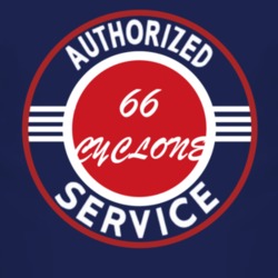 Authorized Service 1966 MERCURY CYCLONE Dark T Shirt