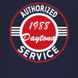 Authorized Service 1988 Chrysler Daytona Dark T Shirt