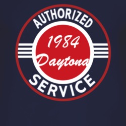 Authorized Service 1984 Dodge Daytona Dark T Shirt