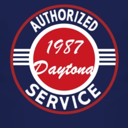 Authorized Service 1987 Dodge Daytona Dark T Shirt