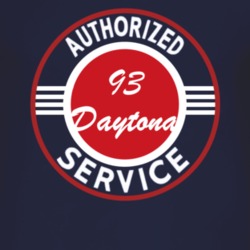 Authorized Service 1993 Dodge Daytona Dark T Shirt