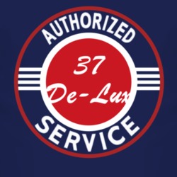 Authorized Service 1937 Pontiac De-Lux Dark T Shirt