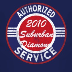 Authorized Service 2010 Chevy Suburban Diamond Distressed Look Dark T 
