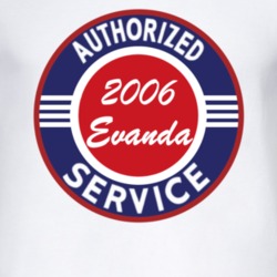 Authorized Service 2006 Chevy Evanda T Shirt