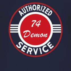 Authorized Service 1974 Dodge Demon Dark T Shirt