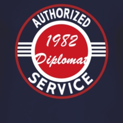 Authorized Service 1982 Dodge Diplomat Dark T Shirt