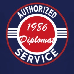 Authorized Service 1986 Dodge Diplomat Dark T Shirt