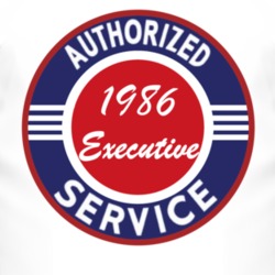 Authorized Service 1986 Chrysler Executive T Shirt