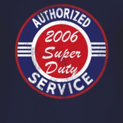 Authorized Service 2006 Super Duty Distressed Look Dark T Shirt