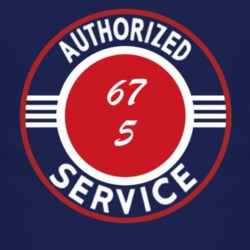 Authorized Service 1967 DJ 5 Dark T Shirt
