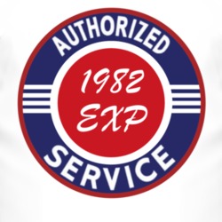 Authorized Service 1982 EXP T Shirt