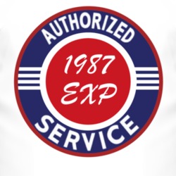 Authorized Service 1987 EXP T Shirt