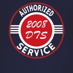 Authorized Service 2008 Cadillac DTS Dark T Shirt