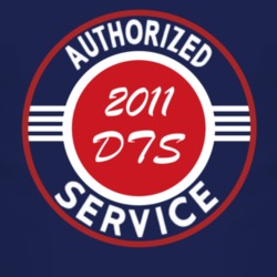 Authorized Service 2011 Cadillac DTS Dark T Shirt