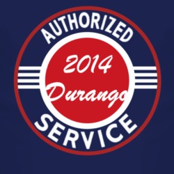 Authorized Service 2014 Dodge Durango Dark T Shirt