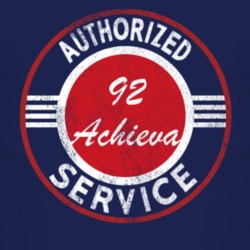 Authorized Service 1992 Oldsmobile Achieva Distressed Look Dark T Shir