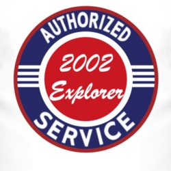 Authorized Service 2002 Explorer T Shirt