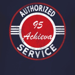 Authorized Service 1995 Oldsmobile Achieva Distressed Look Dark T Shir