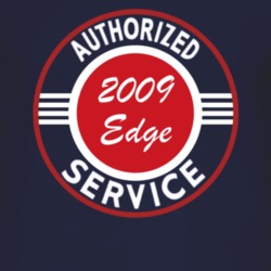 Authorized Service 2009 Edge Dark T Shirt
