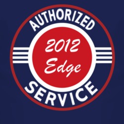 Authorized Service 2012 Edge Dark T Shirt